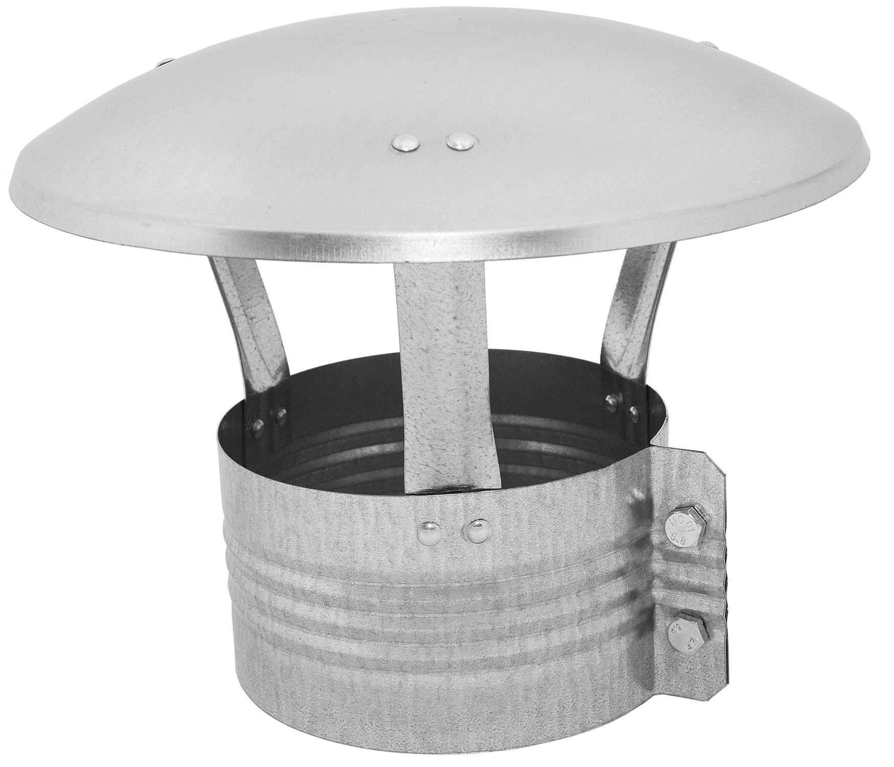Komínová strieška - Krytka, strecha 120 mm, pozinkovaná