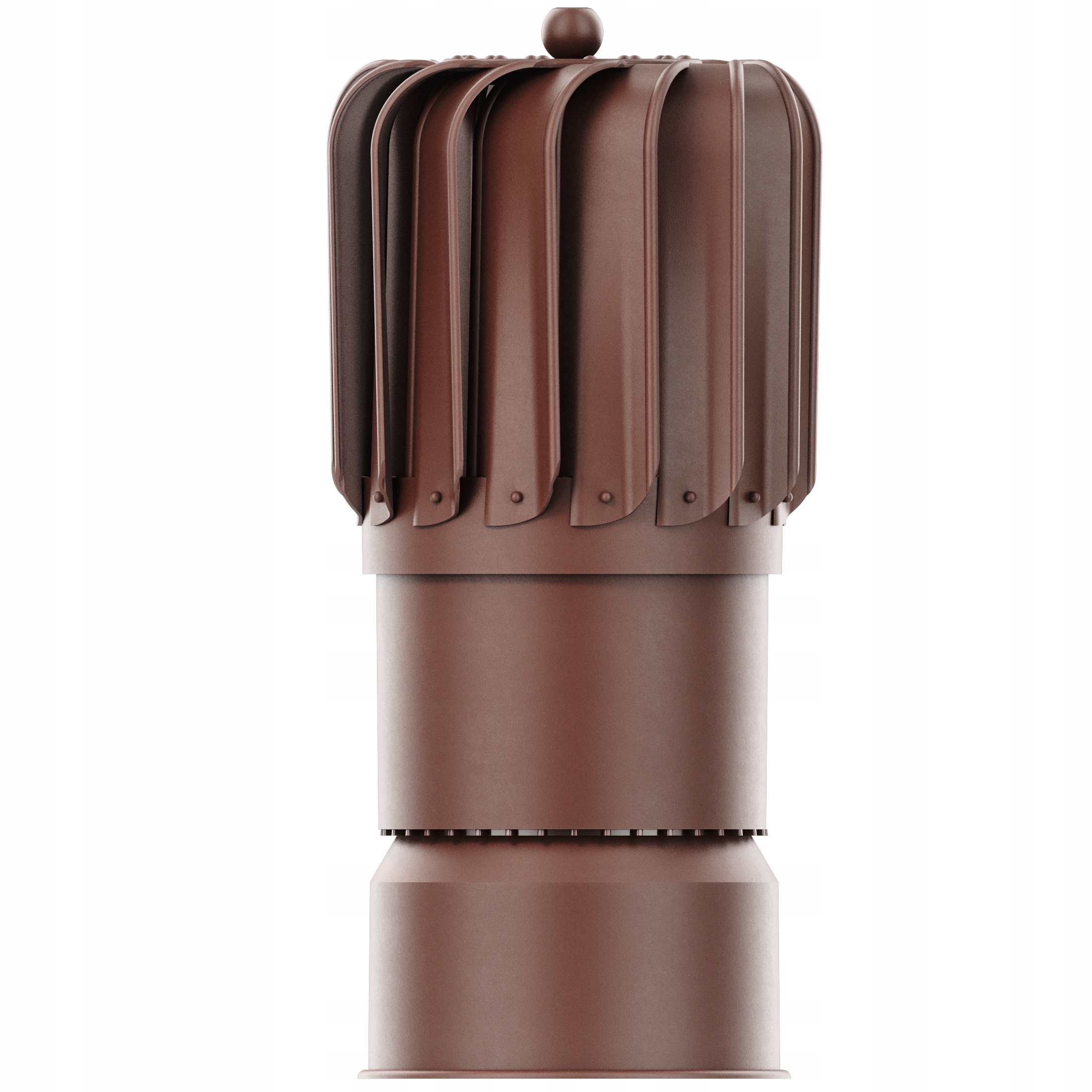 Komínová strieška - Rotačný komínový kryt FLATLINE ROTO BROWN