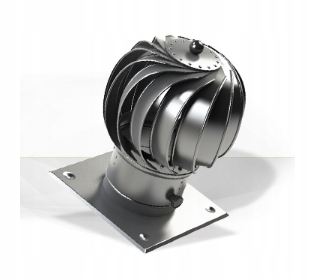 Komínová strieška - Komínový otočný kryt 200mm 03-902