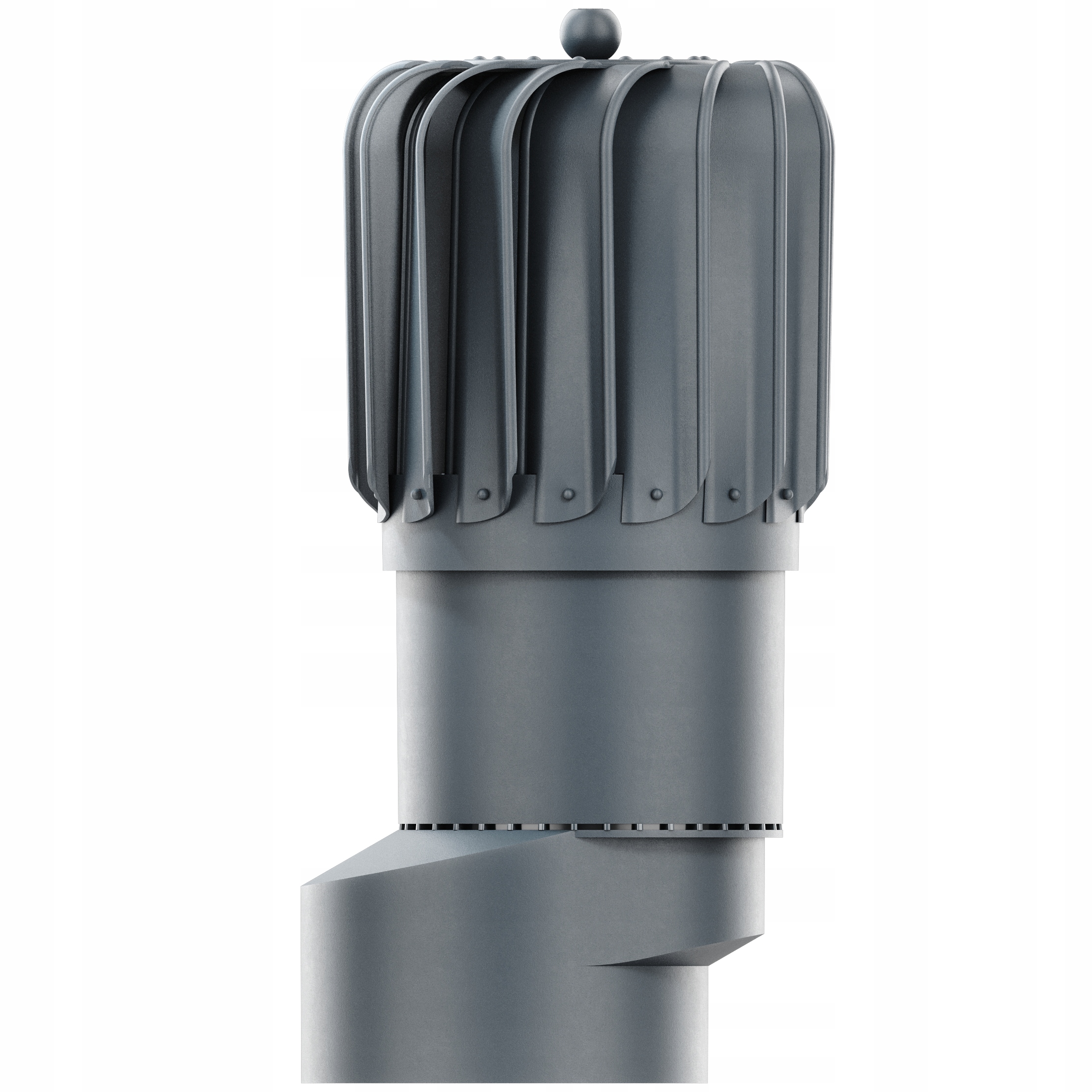 Komínová strieška - Rotačný komínový kryt s ofsetom FLATLINE GRAPHITE
