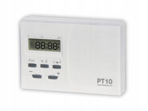 Prisadený programovateľný termostat PT10