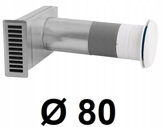 Okenný ventilátor 80 [mm] INOX