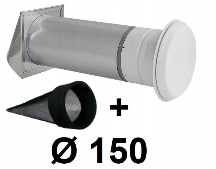 Ventilátor s anti-smogovým filtrom 150 [mm] GALVANIZOVANÝ
