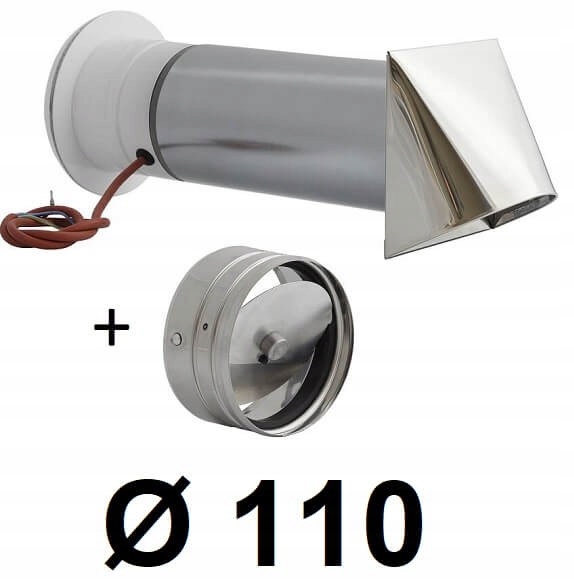 Odvzdušňovací ventil s ohrievačom a stabilizátorom 110 [mm] INOX