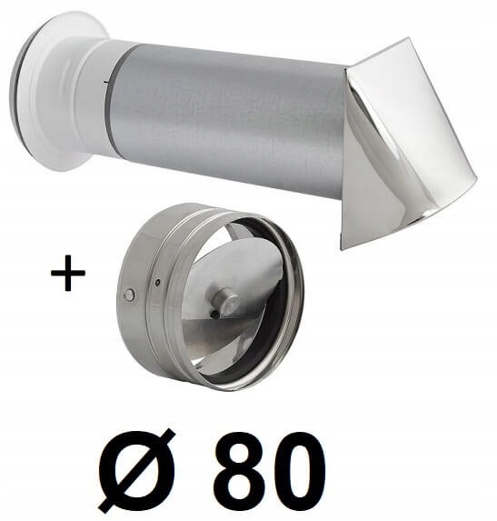 Odvzdušňovací ventil so stabilizátorom 80 [mm] BIELY