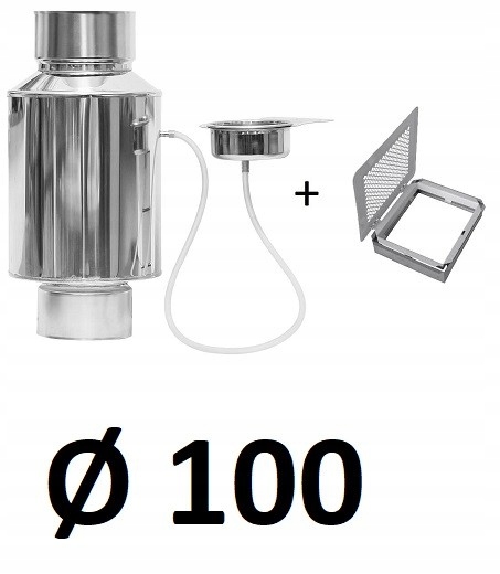 Krbový zvlhčovač 100 [mm] s BIELOU mriežkou