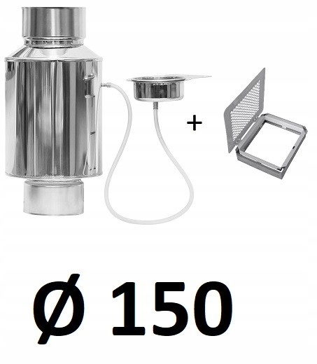 Krbový zvlhčovač 150 [mm] s BIELOU mriežkou