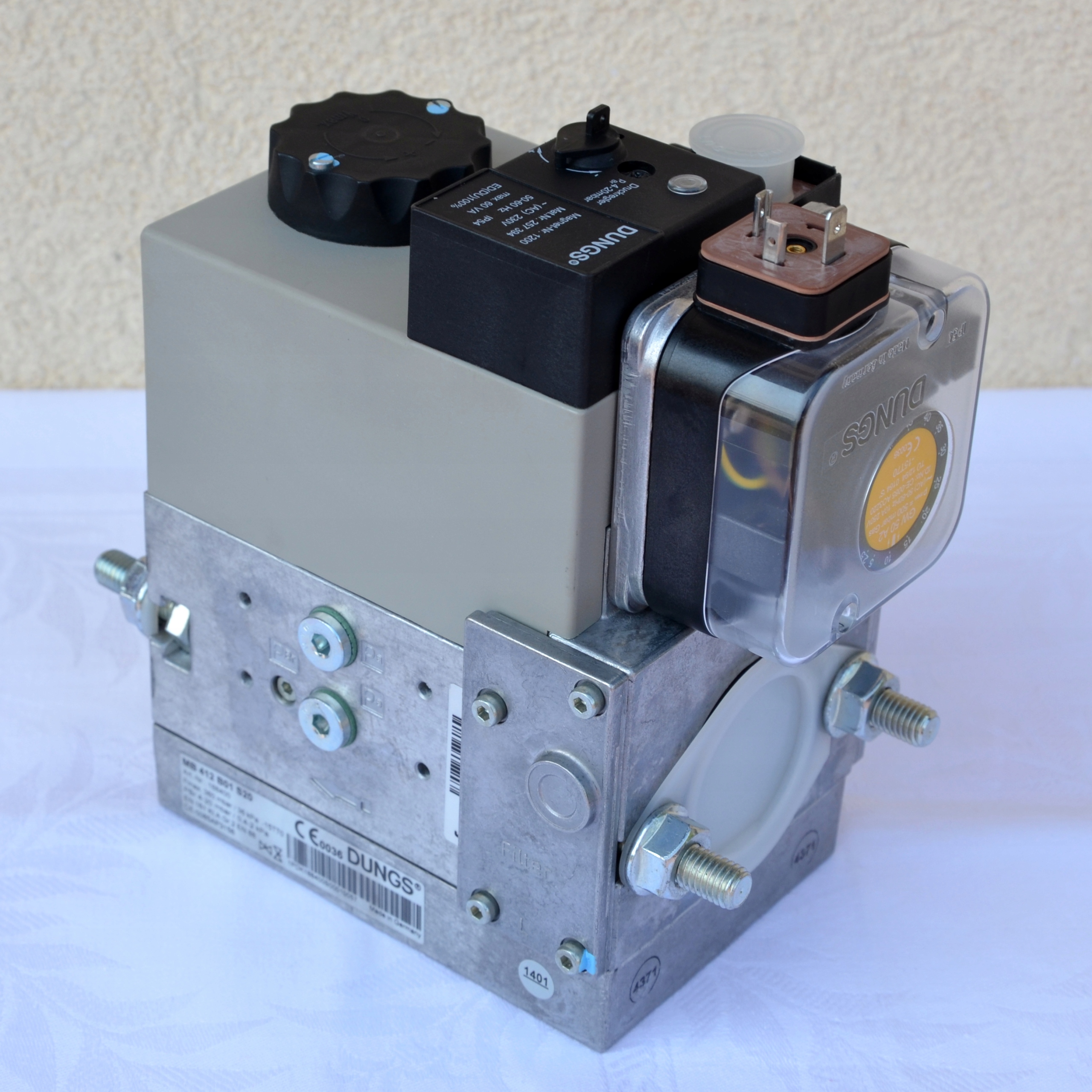 Nový plynový blok Dungs MB 412 B01 S20