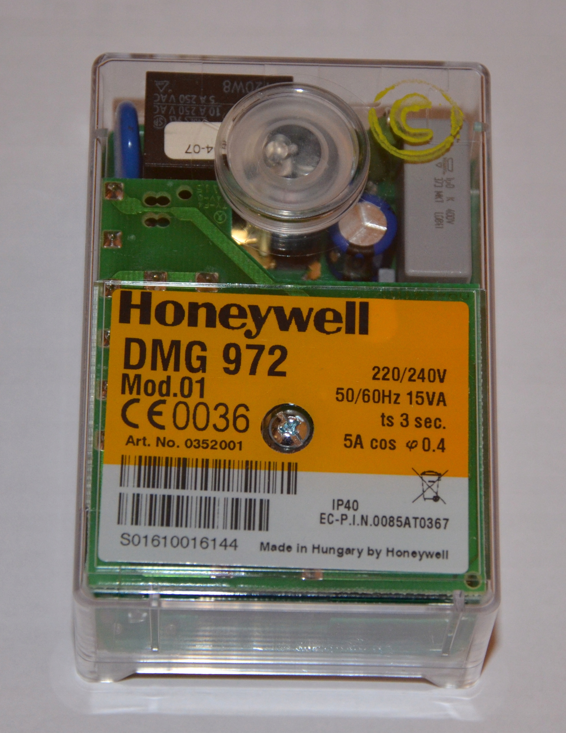 Nový radič horáka Honeywell DMG 972 Mod.01