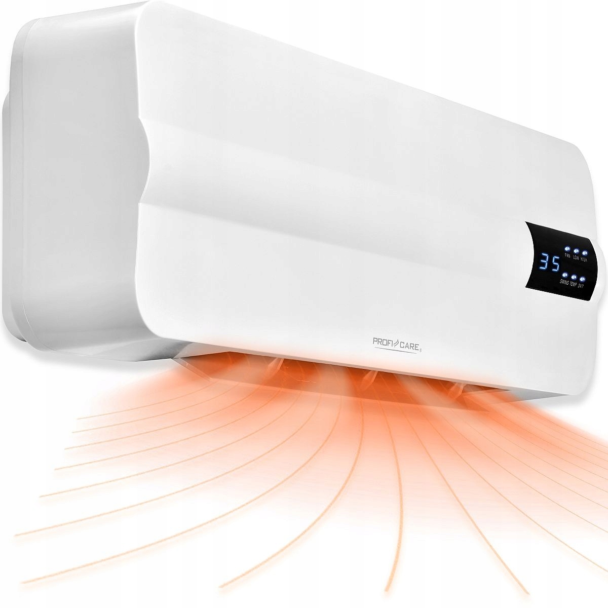 NÁSTENNÝ VENTILÁTOROVÝ OHRIEVAČ ELEKTRICKÝ RADIÁTOR PROFICARE PC-HL