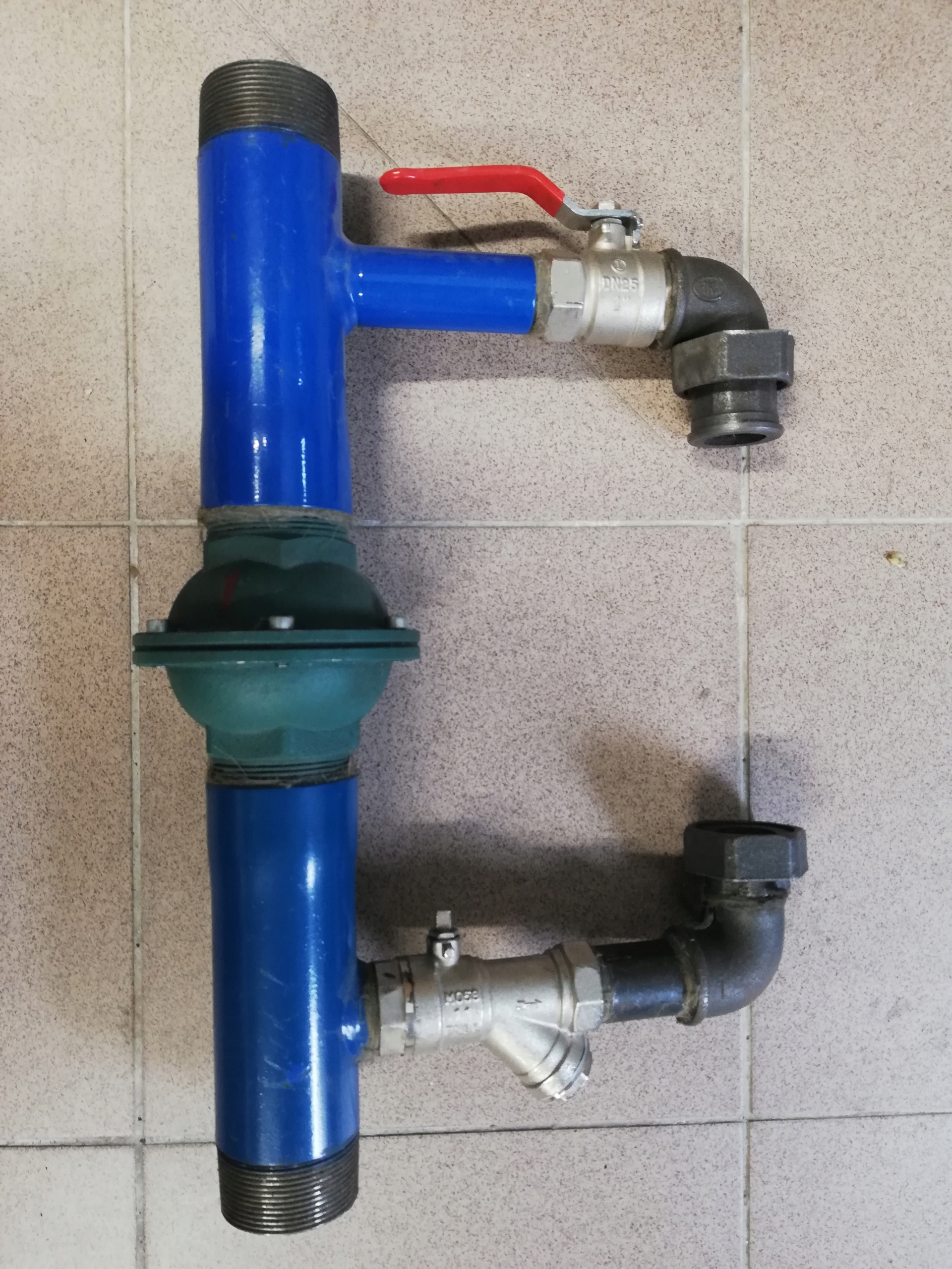 2 "vertikálne čerpadlo bypass