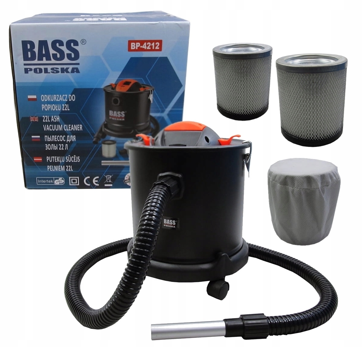 VYSÁVAČ NA ČISTIACI KRB ASH 22L 1500W + HEPA