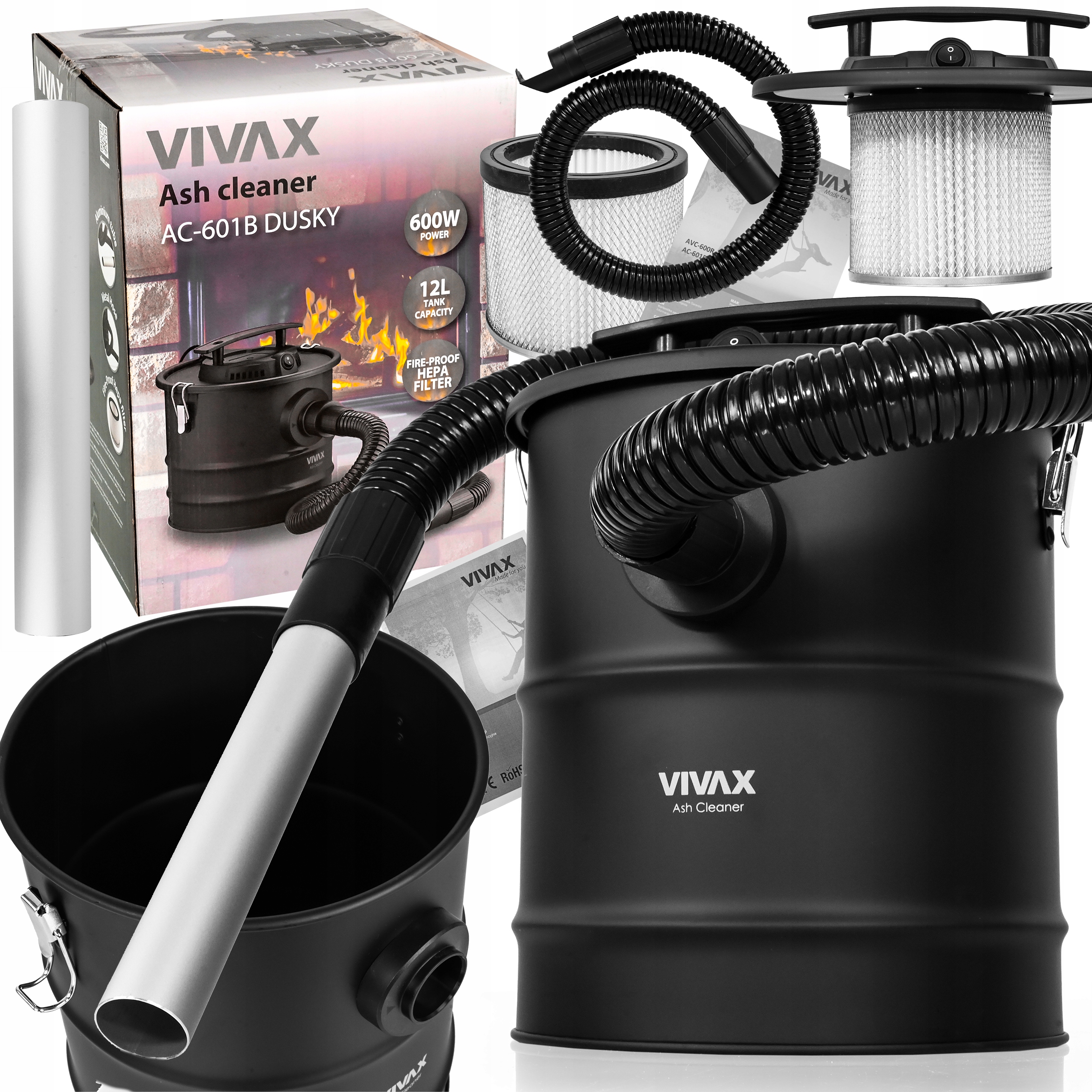 PREMIUM XXL KRBOVÝ VYSÁVAČ NA KRB POPEL
