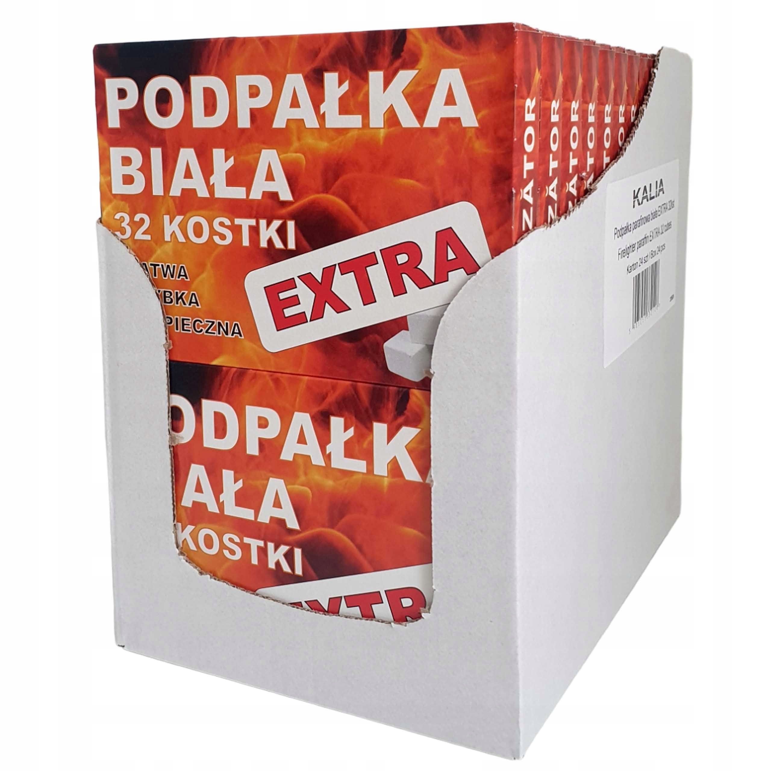 EFEKTÍVNY EXTRA podpaľovač PRE GRIL, KRB, KACHLE, BIELE podpaľovač, 768 KOCIEK