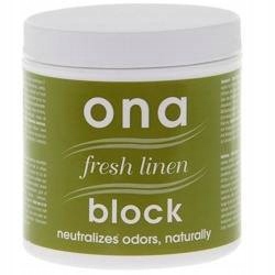 ONA Block Fresh Linen 170 g Zápachový neutralizátor