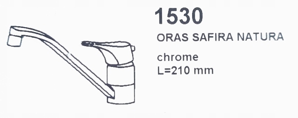 CHROMOVÁ BATÉRIA ORAS SAFIRA NATURA 1530