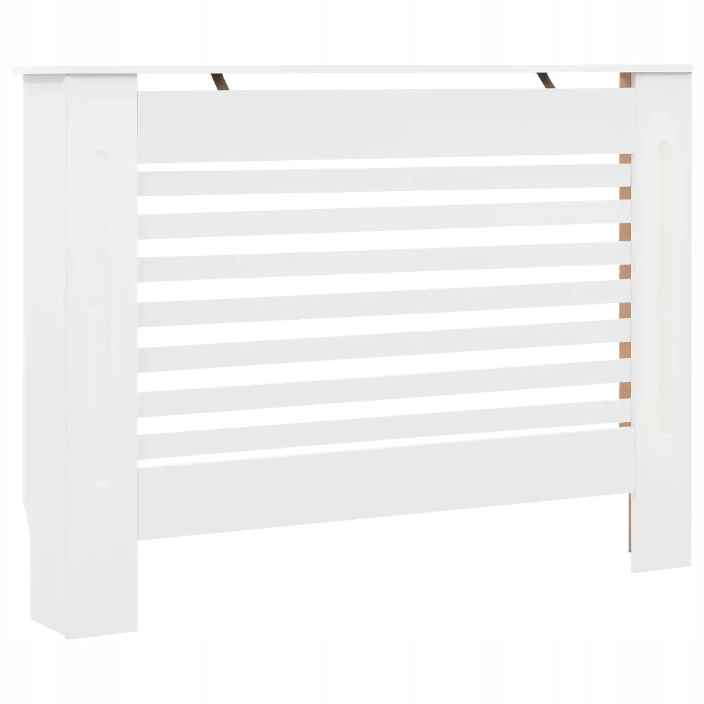 Kryt na farbu mdf radiátor biely 112 × 19 × 81,5