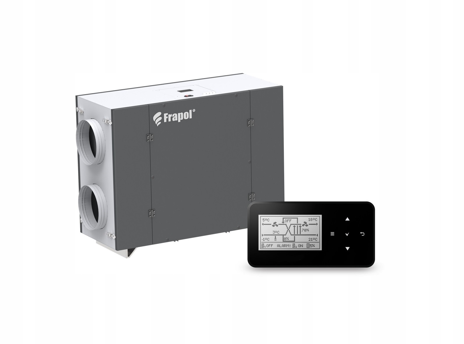 Rekuperátor – Rekuperátor OXY OnyX Compact 750 FRAPOL + MONTÁŽ