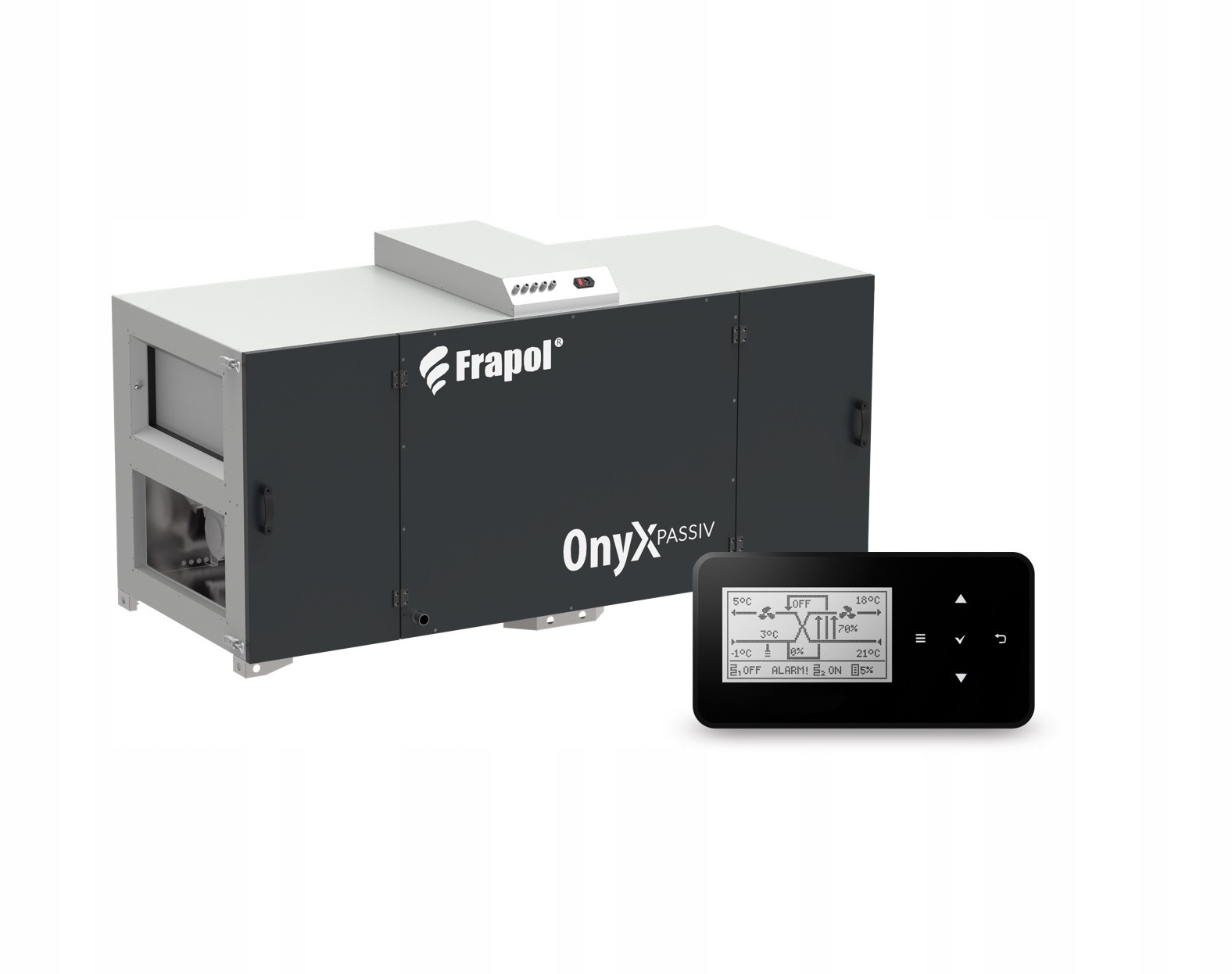 Rekuperátor – Rekuperátor OXY OnyX Passiv 2000 FRAPOL + MONTÁŽ