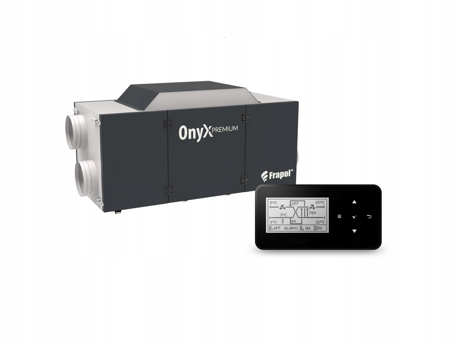 Rekuperátor – Rekuperátor OXY OnyX Premium 500 FRAPOL LUBLIN