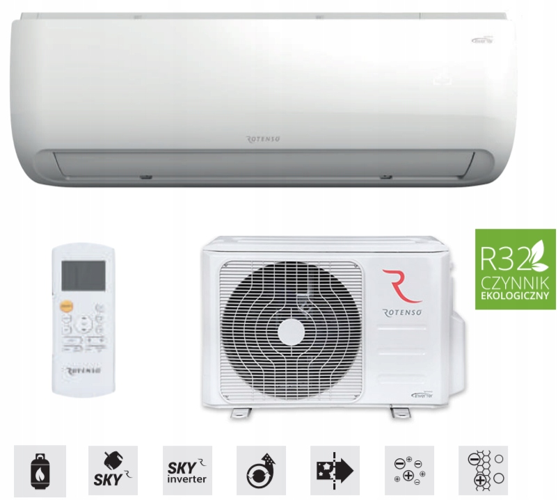 Výhodná klimatizácia Rotenso KUKA 5,2 kW s montážou