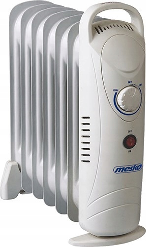 Olejový chladič Mesko MS 7804, biely, 700 W