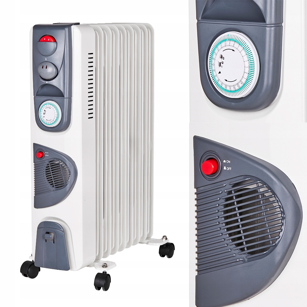Ravanson 11-librový olejový chladič 4000W eW Turbo Wieprz Grzewczy