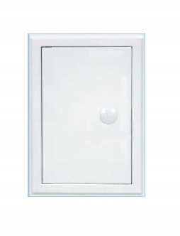 Revízne dvierka - Kovový stavebný kryt BIELY 800x800 KNOB 184