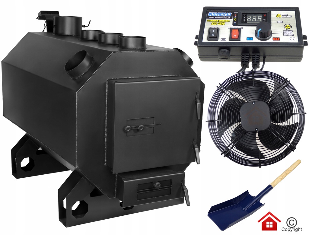 PNO3 AIR BLOW FURNACE s regulátorom fúkania 45kW