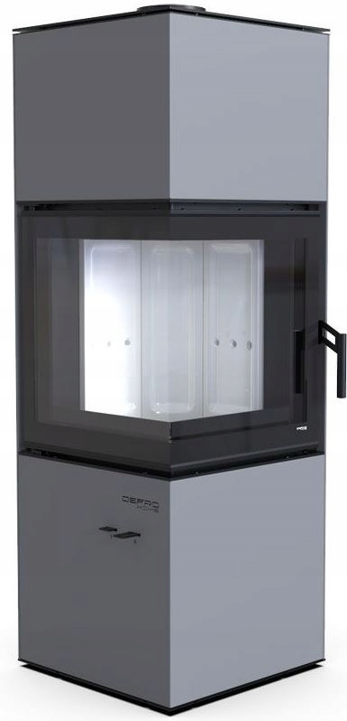 Krbová kachle PIECYK QUADROOM GREY ECODESIGN