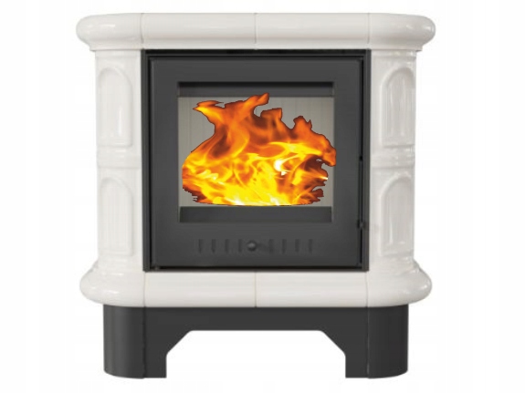Krémová škridla PIECYK INSERT FIREPLACE WK 440