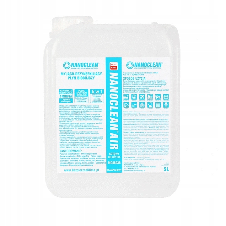 NANOCLEAN ORCHIDEA DEZINFEKČNÁ KVAPALINA 5L