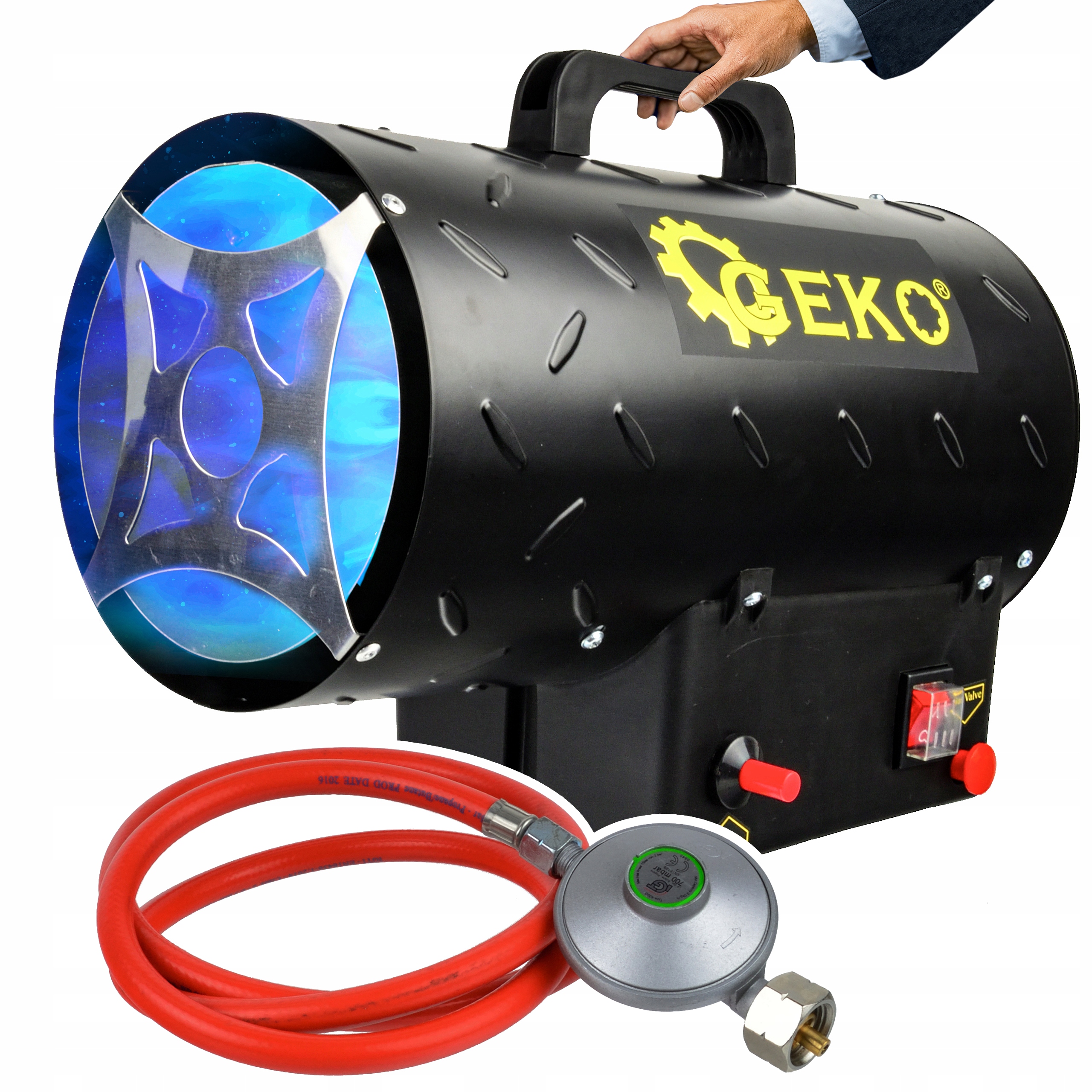 OHRIEVAČ PLYNOVÝ FÚRAK 15 KW GEKO + HADICA + REDUKTOR