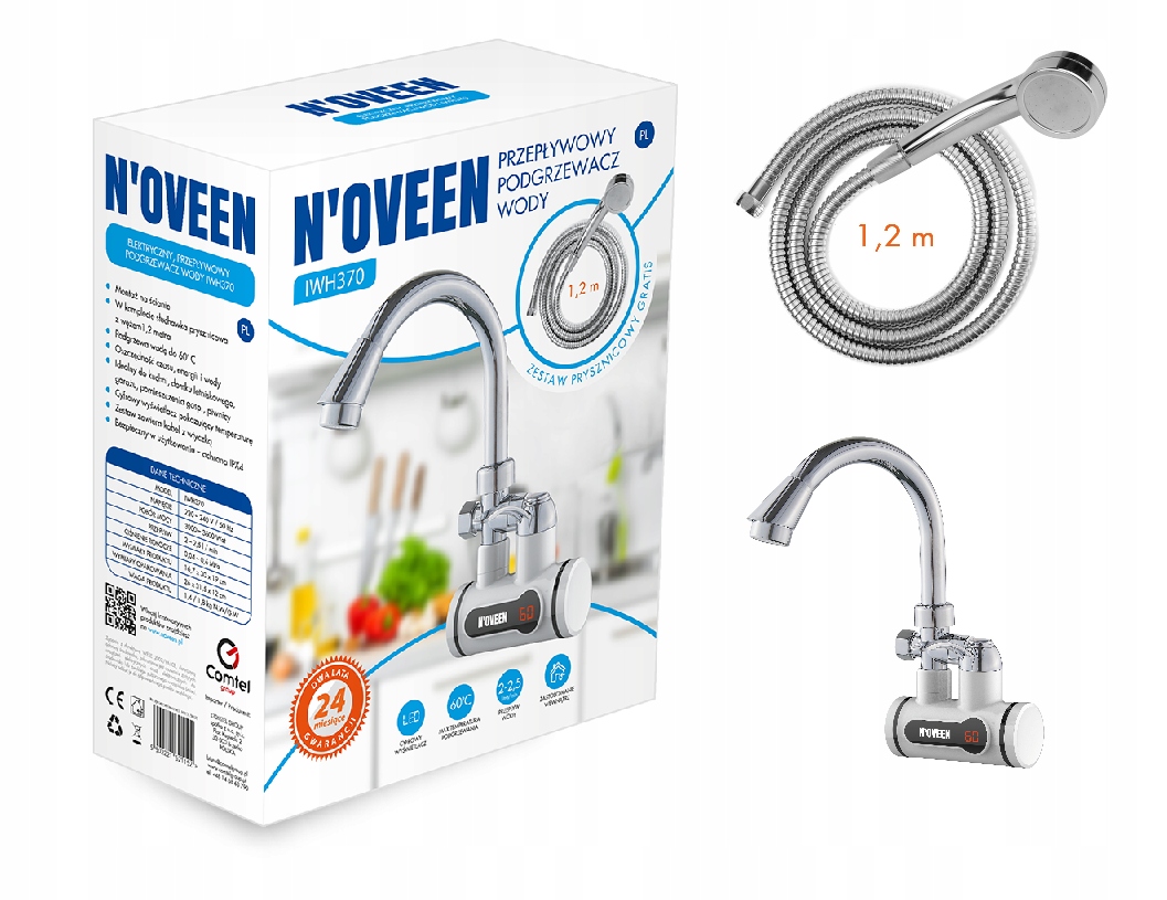 OHRIEVAČ VODY IWH 370 NOVEEN FLOW