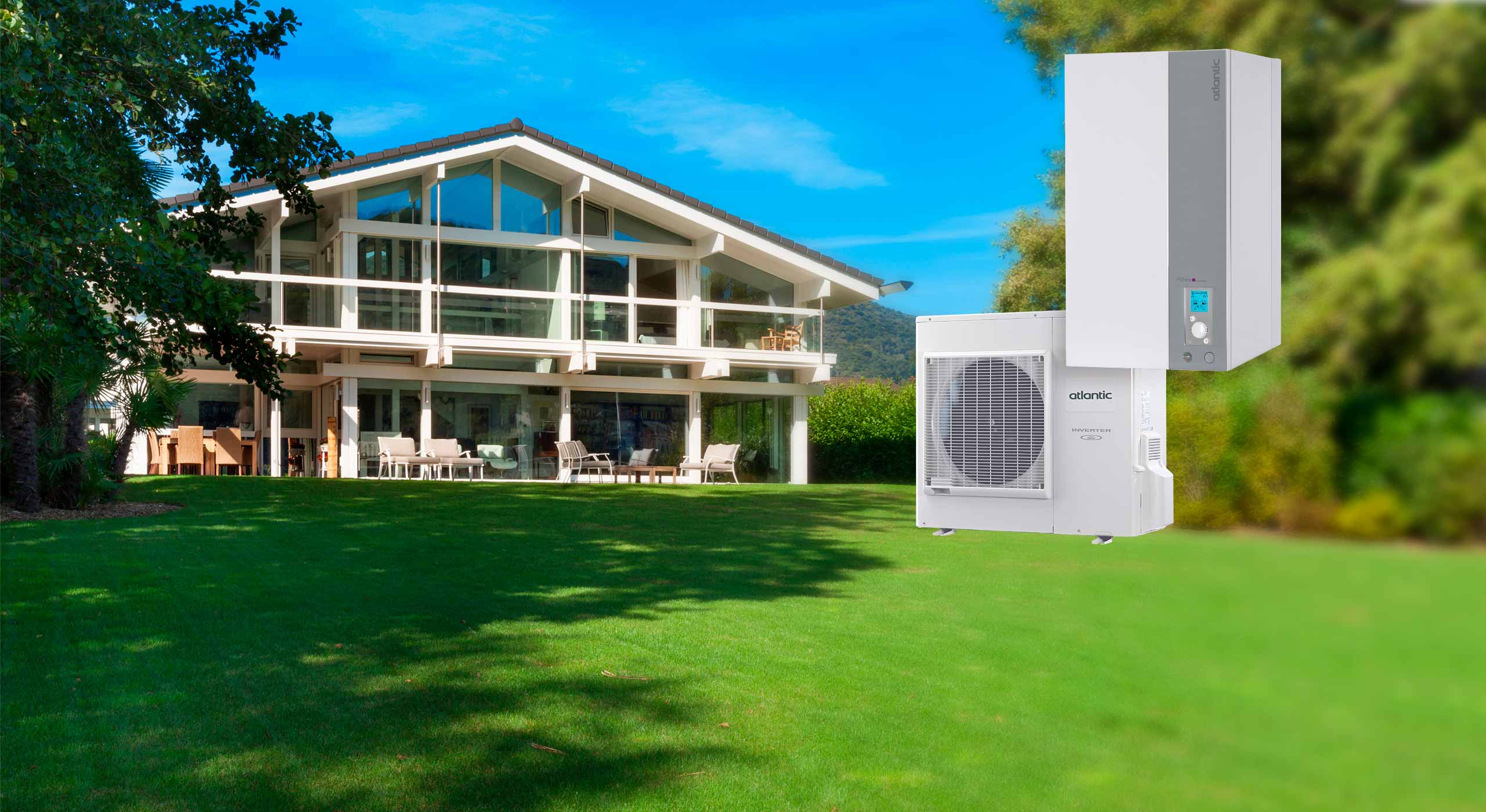 TEPELNÉ ČERPADLO ATLANTIC EXTENSA AI 8 KW / HEAT. 6 KW