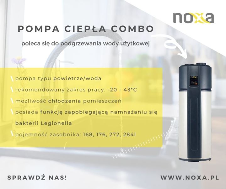 COMBO TEPELNÉ ČERPADLO NA TÚV NOXA 284L