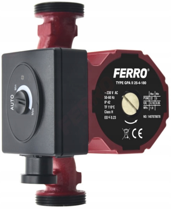 ČERPADLO CH FERRO 25-40 / 180 GPA II ELEKTRONICKÉ