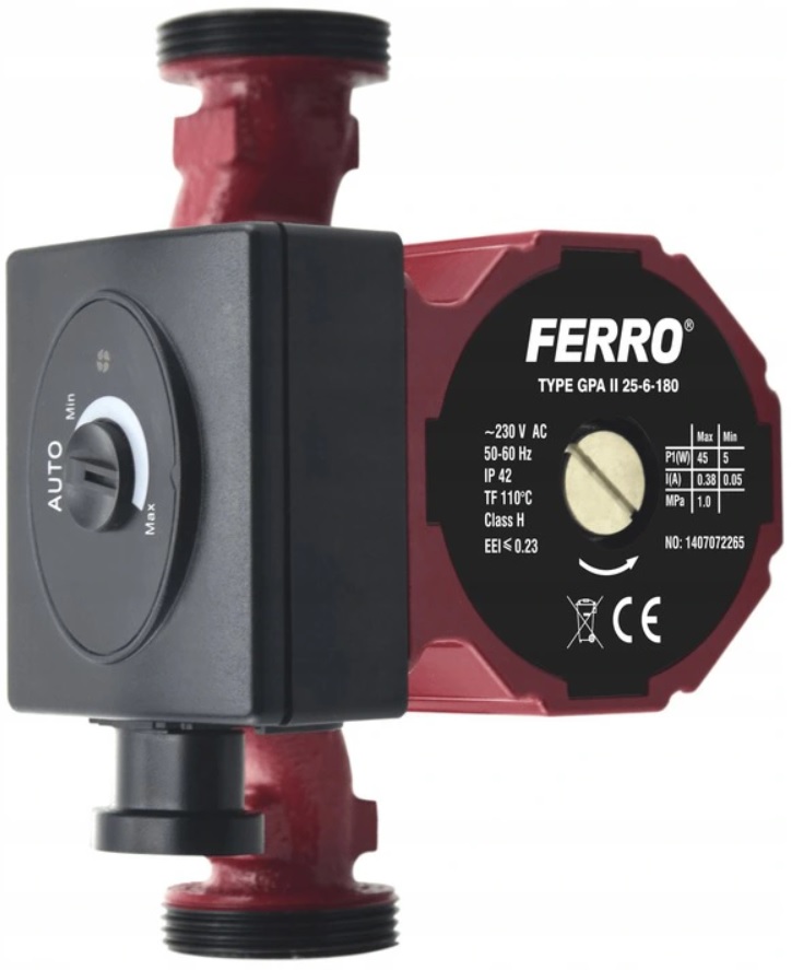 ČERPADLO CH FERRO 25-60 / 180 GPA II ELEKTRONICKÉ