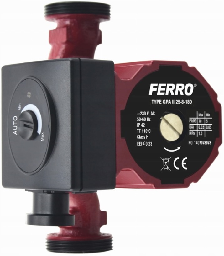 ČERPADLO CH FERRO 25-80 / 180 GPA II ELEKTRONICKÉ