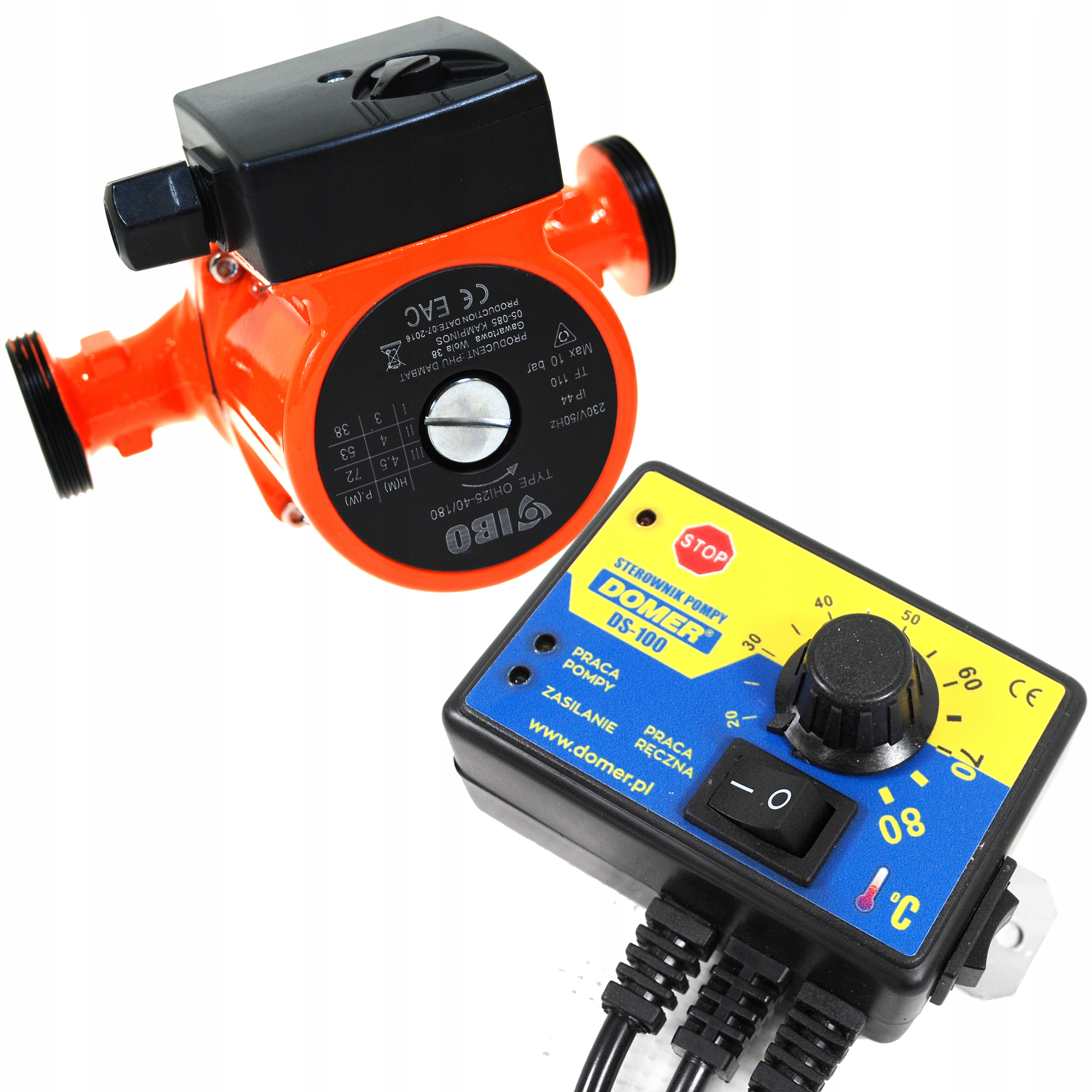 Obehové čerpadlo 25-40 180 + regulátor DS-100