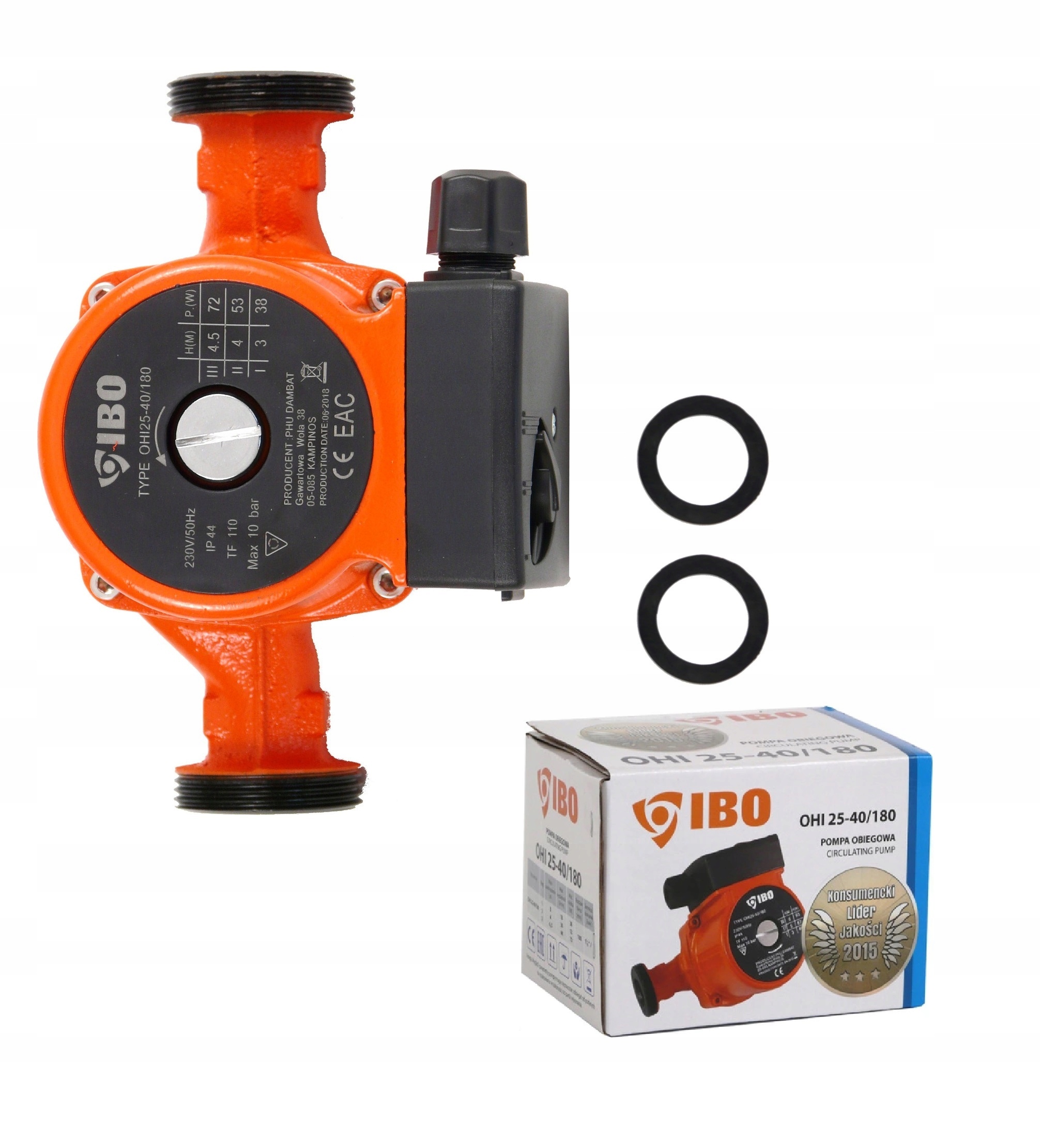 Obehové čerpadlo CO 25/60 180 ibo