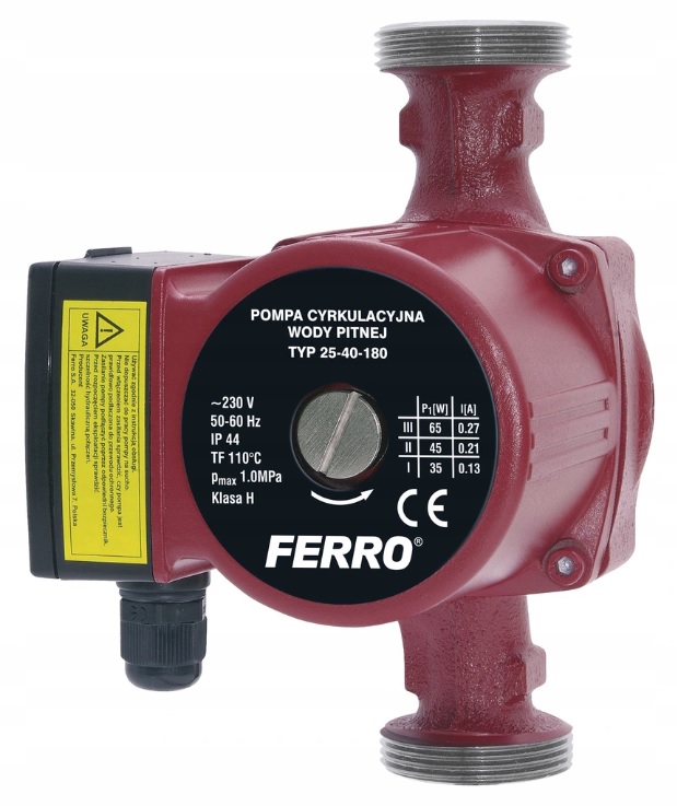 Obehové čerpadlo ferro 25/40 180 c.h