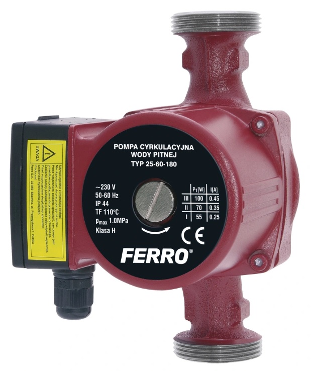 Obehové čerpadlo ferro 25/60 180 c.h