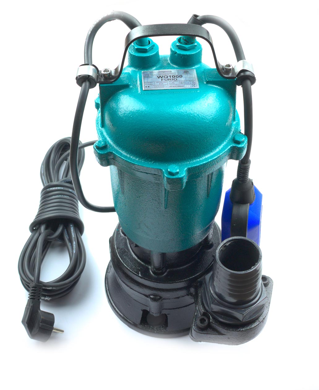 Použitelný čerpadlový čerpadlo WQ furio 1500 230 l / m