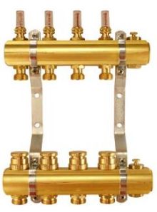 Mosadzný rozdeľovač PRANDELLI RP-R – 7 okruhov, 1″