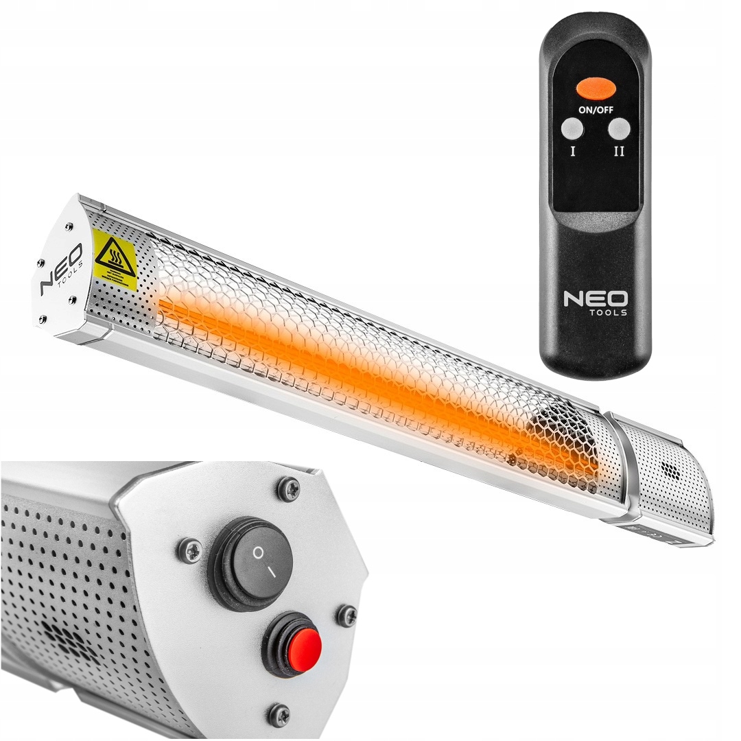 RADIÁTOR 2000 W NASTAVENIE IP65 DIAĽKOVÉ OVLÁDANIE 90-030 NEO