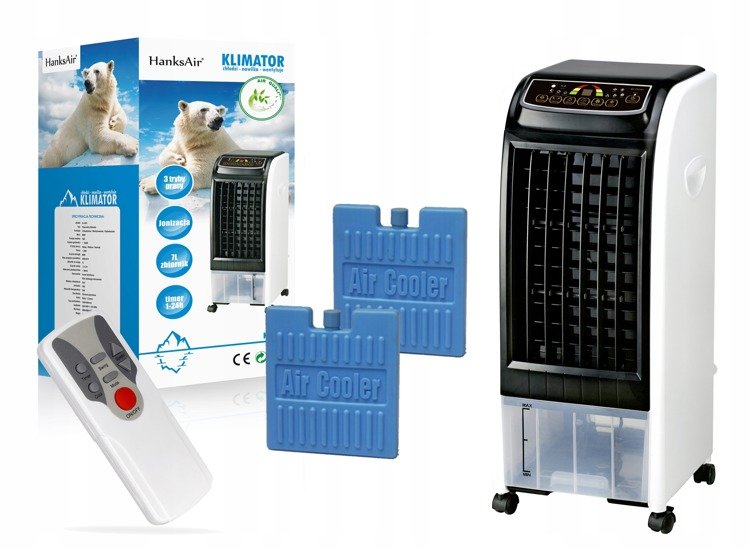 PRENOSNÝ ZVLHČOVAČ KLIMATIZÁCIE 3v1 VENTILÁTOR