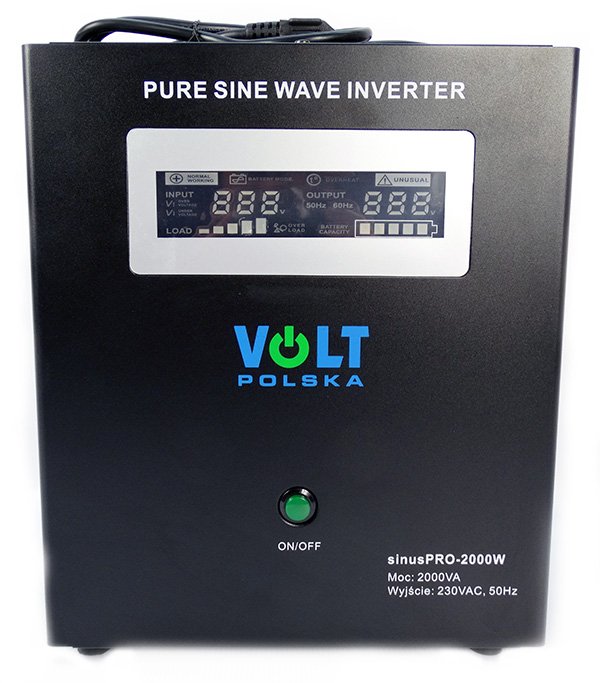 Napájací prevodník ups 2000 W sinus pro 24 v 230 v