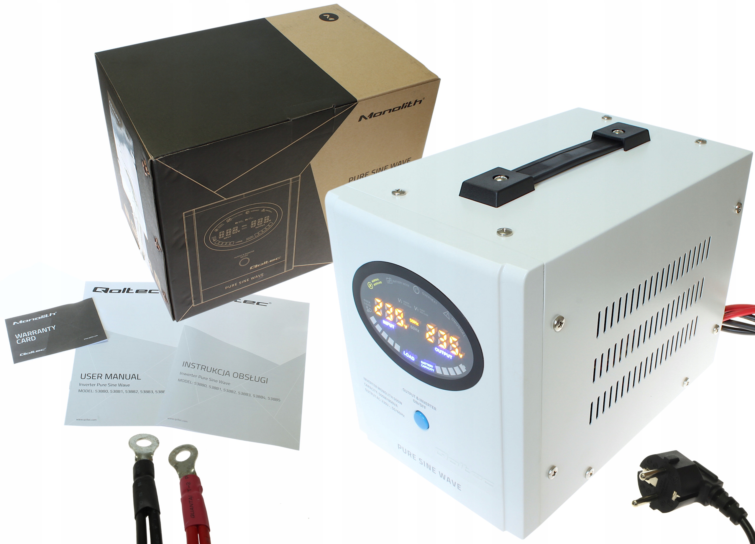 Núdzový napájací zdroj INVERTER SINUS 500W 800VA