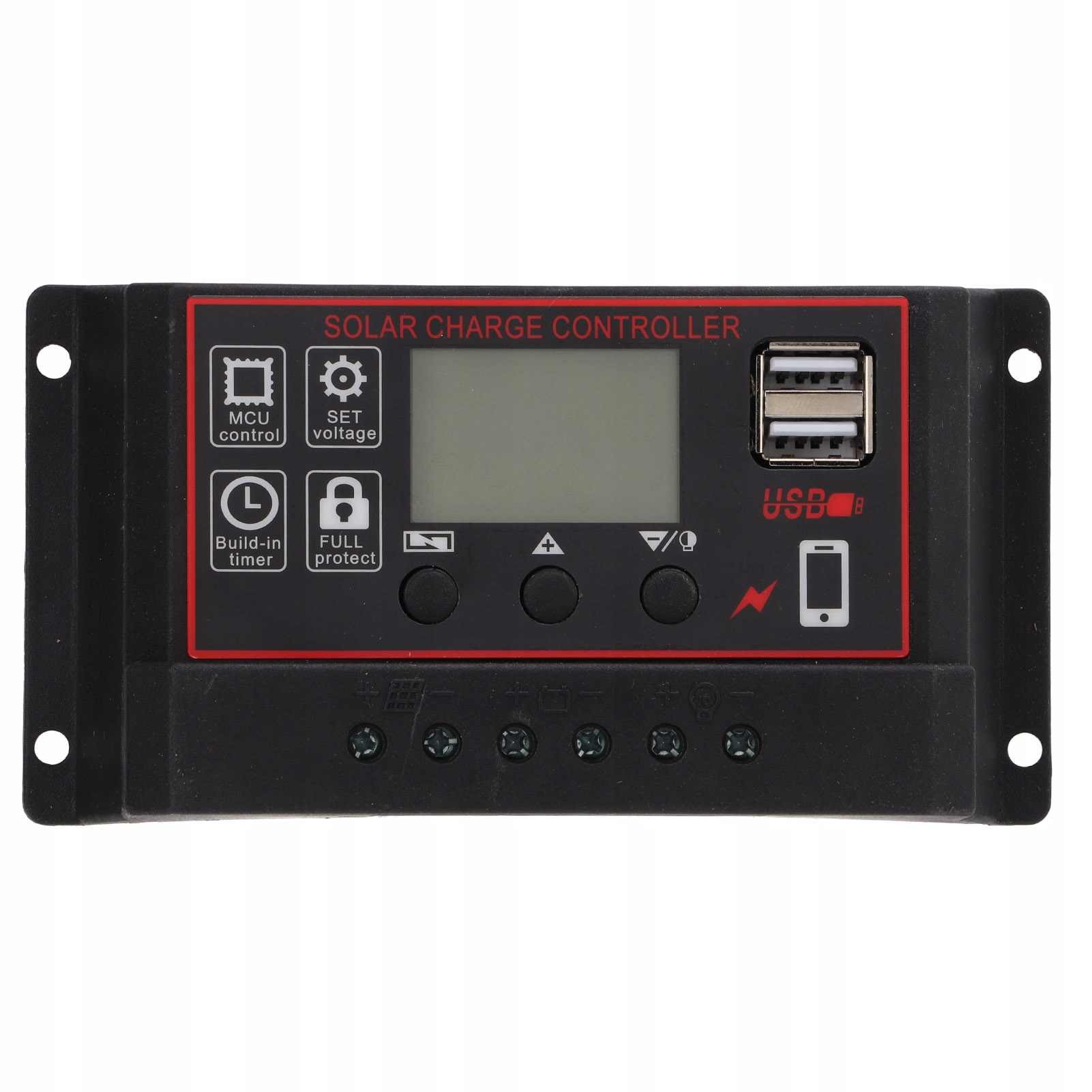 Fotovoltaika – Solárny regulátor regulátora PWM 12 V/24 V 50 A